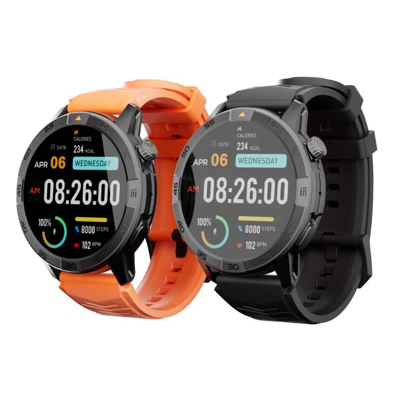 Montre connectée AGM Legion Pro – GPS | Carte hors ligne | Étanche 5ATM | Robuste IP68 | 100+ Modes Sport | Écran AMOLED