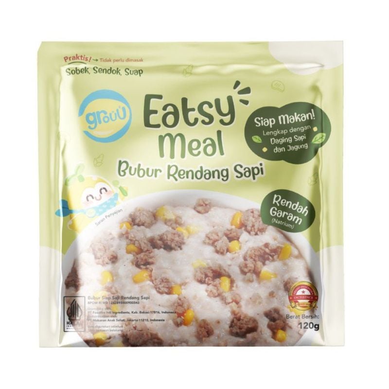 Eatsy Meal Bubur Rendang Sapi