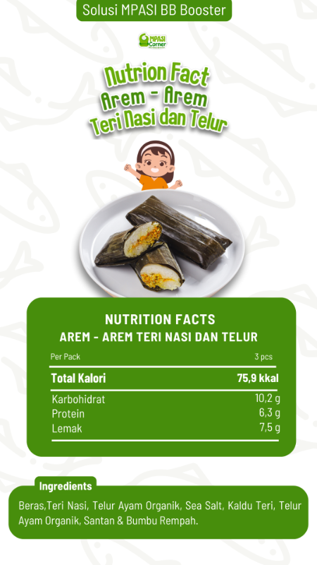 Arem-arem Teri Nasi & Telur