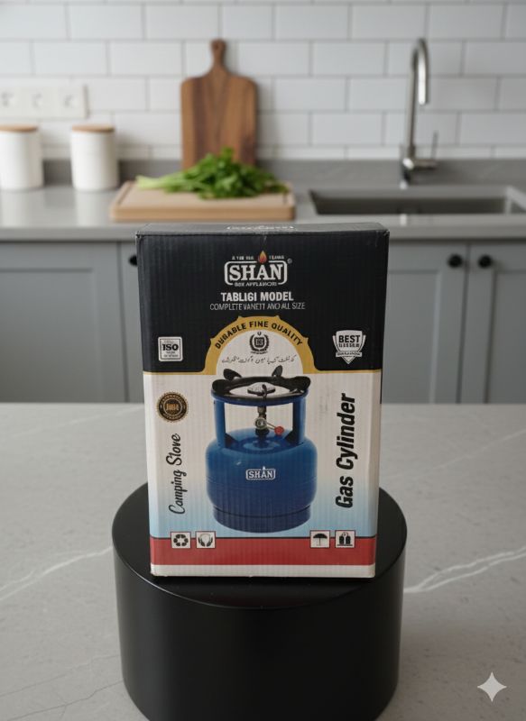 Gas Cylinder Tabligi Shan With Stove 14 Gague