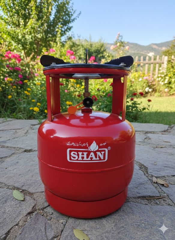 Gas Cylinder Tabligi Shan With Stove 14 Gague