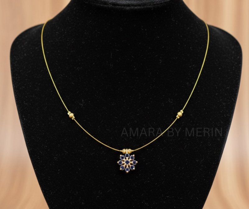 Floral Invisible necklace AM14030