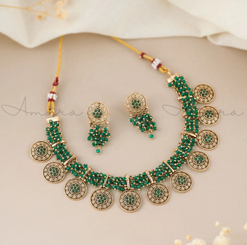 Necklace - Green AM2UF02