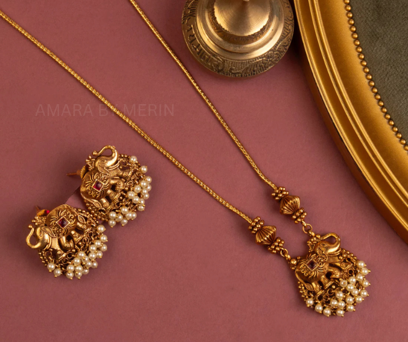 Elephant Moti Necklace AM14001