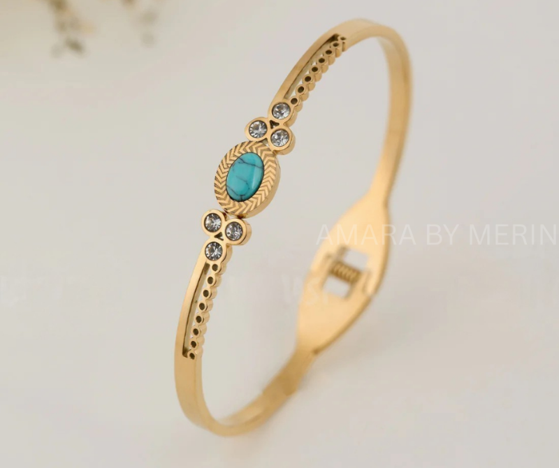 Ocean Dew Cuff Bangle AM13035