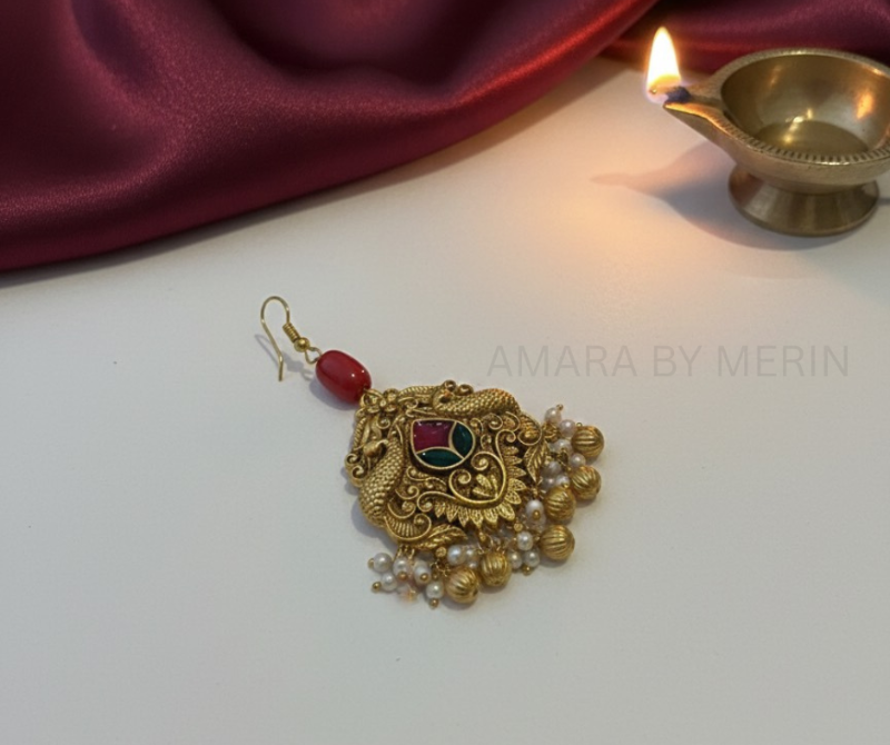 Chutti with coral bead AM14054