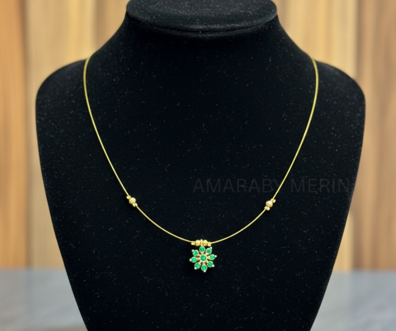 Floral Invisible necklace AM14030