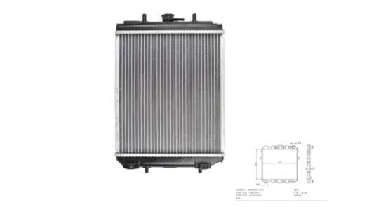 Radiateur 16400-87346 16400-87356 16400-87309 | Daihatsu Delta 14 B