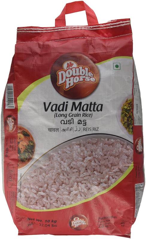 Double Horse Vadi Matta Rice (Long Grain) - 10 Kg