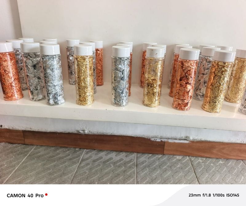 FEUILLE DE DECO   12 PCS