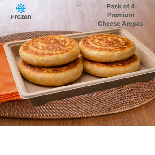 Arepa Rellena de Queso / Cheese - filled (x4)