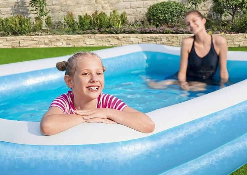 Family Big Pool Rectangular Bestway brand High quality Inflatable Pool TM(54006)