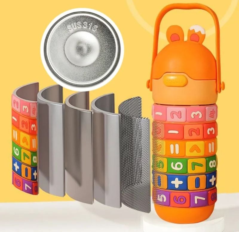 Mathematic & Numbers Copo De Vacuo 430 ML Water Bottle (30031)