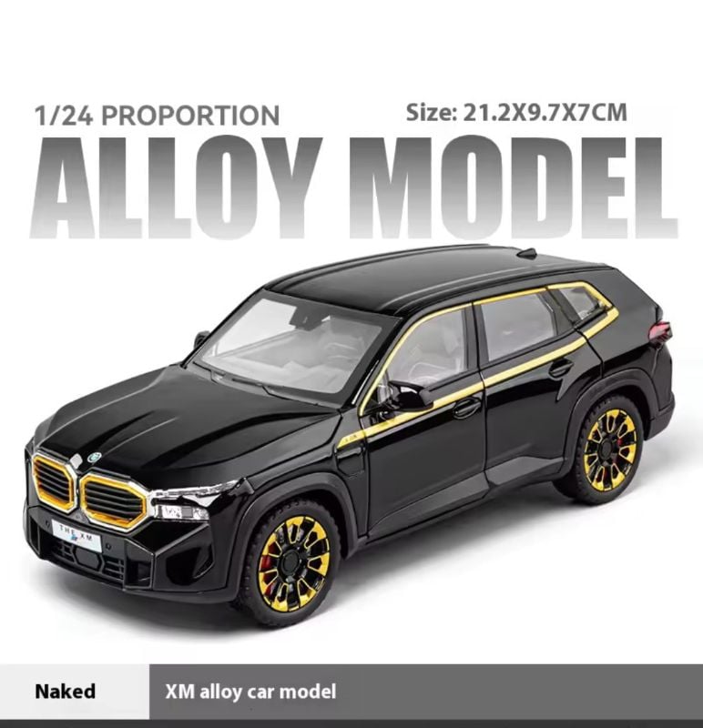 BMW XM 1:24 Diecast Metal Model Car Multi Function Best Birthday Gift Toy Model Car TM