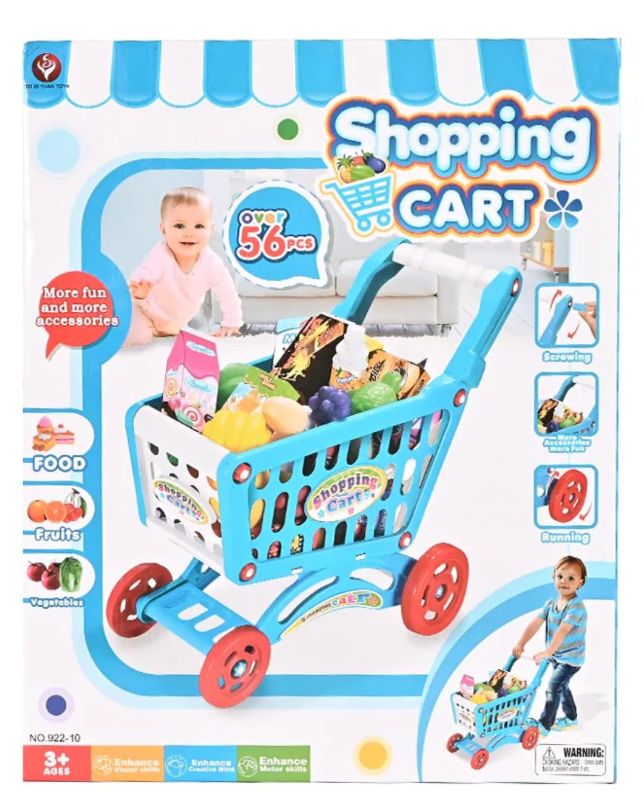 Shopping Cart Playset 56 pcs (922-09/10)