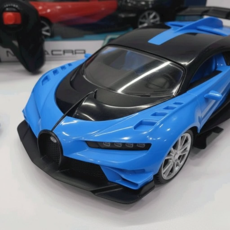 1:16 scale RC Bugatti Vision Gran Turismo model car rechargeable fast speed (27-19AS)
