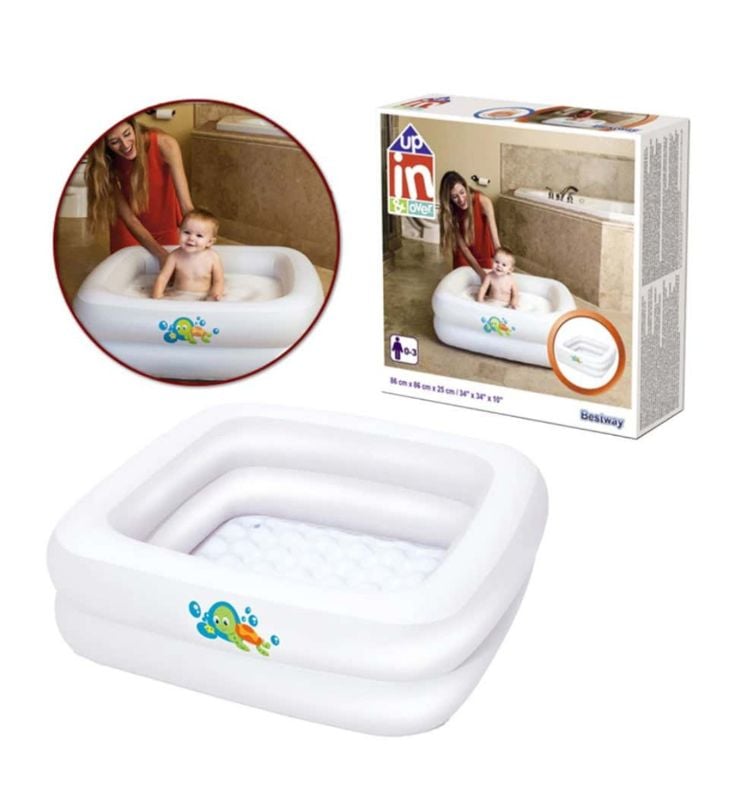 Comfortable Toodler Square Shape Bestway High quality Inflatable Pool Swimming pool TM (51116)