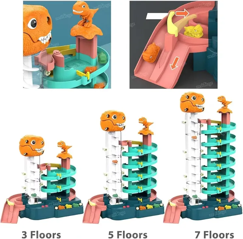 Track Parking Dinosaur toy set (XDL588-6)