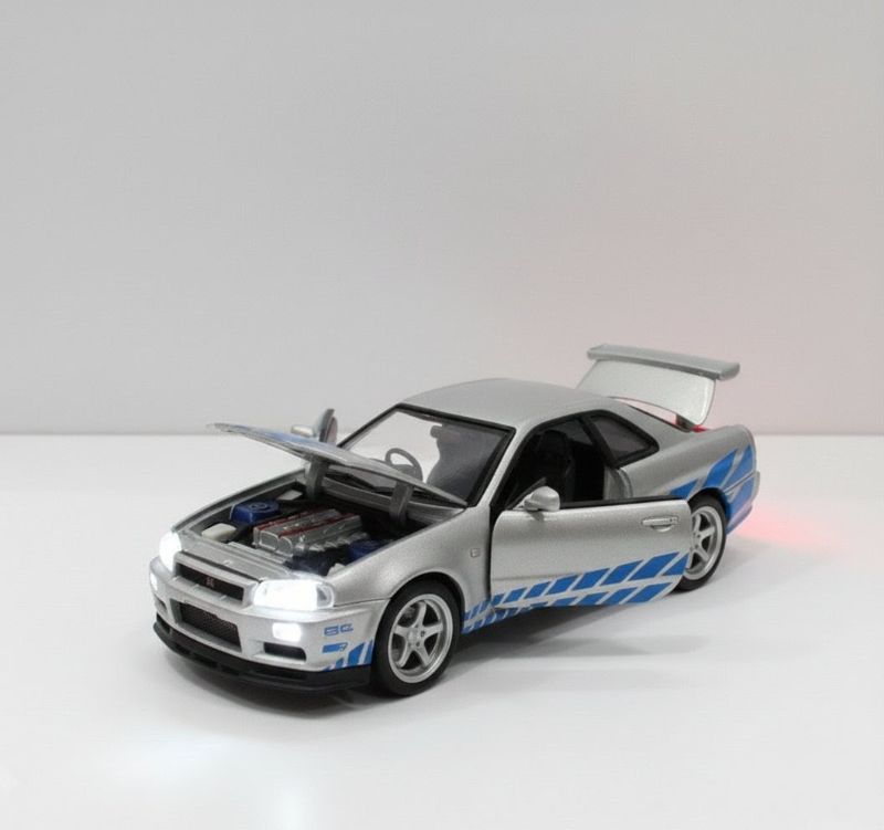 1/32 Brian's Nissan Skyline GTR R32 diecast KT 1901-420