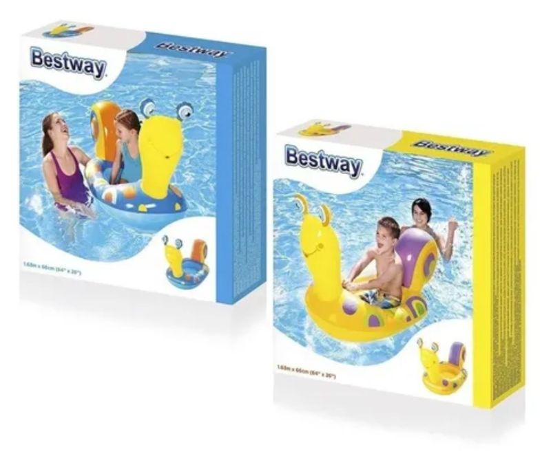 Imported Bestway Inflatable Snail Pool Float For Kids In Swimming Pool