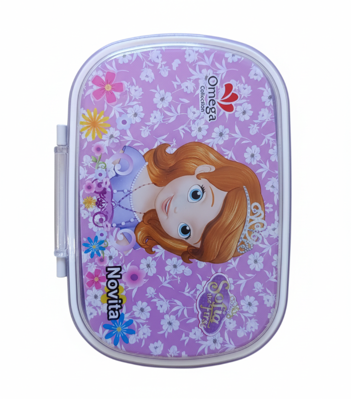 Lunch Box Disney Sofia the First themed Novita Omega brand high quality plastic