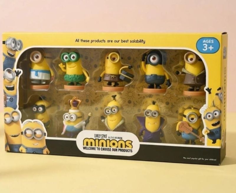 Minions Super Figure Collection Set gift set for collectors and fans KT (RY866-6)