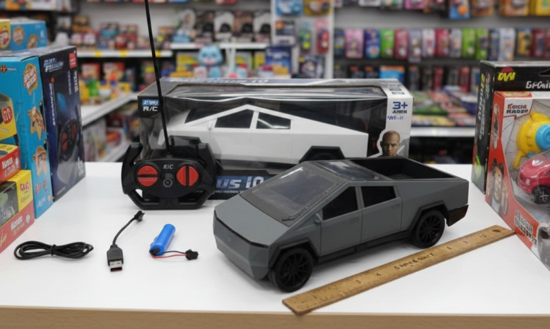 RC Big Tesla Cybertruck Fast & Furious 10 rechargeable sound light (444-11)
