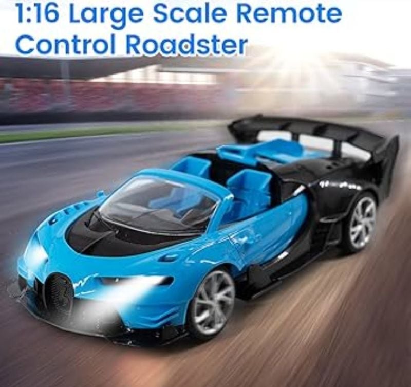 RC 1:16 Scale Big Luxury Champion Bugatti model car rechargeable sound light (KY300)