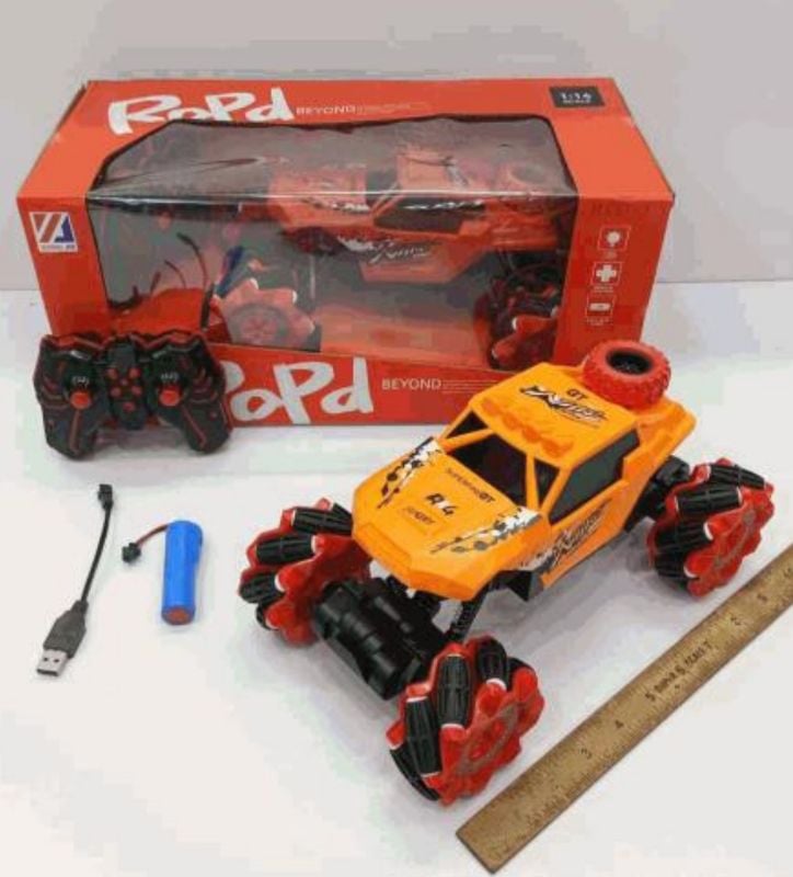 2.4G 4WD Stunt Drift Car with lights sound multiple functions Off road (H551-1)