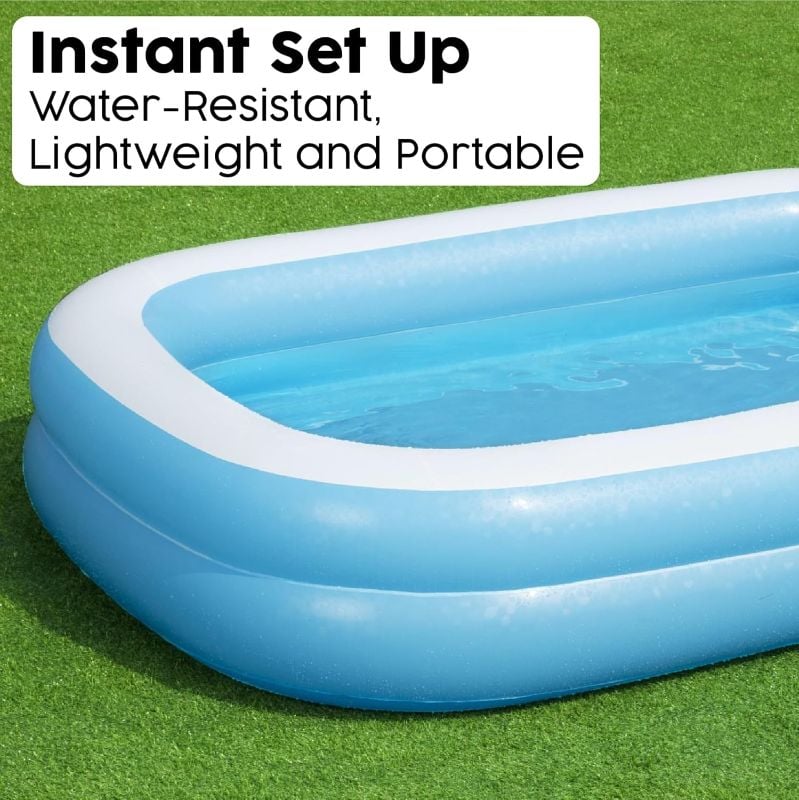 Family Big Pool Rectangular Bestway brand High quality Inflatable Pool TM(54006)