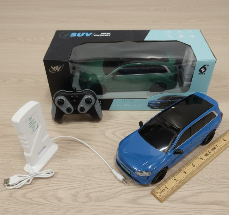 1:18 2.4G RC New Energy Suv AITO M9 model car with Charging station Auto parking and powerful battery (655-48)