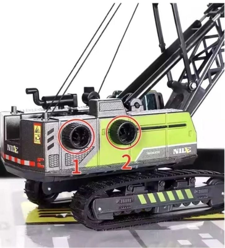 Crawler Crane Diecast Engineering Excavator friction-powered (601-6)