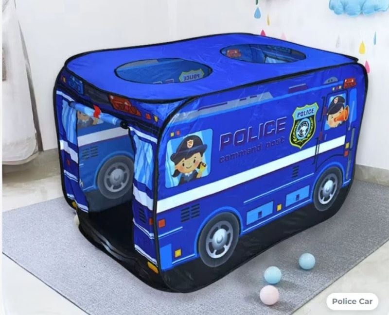 Police car pop-up tent, designed for children's play (TY862D)
