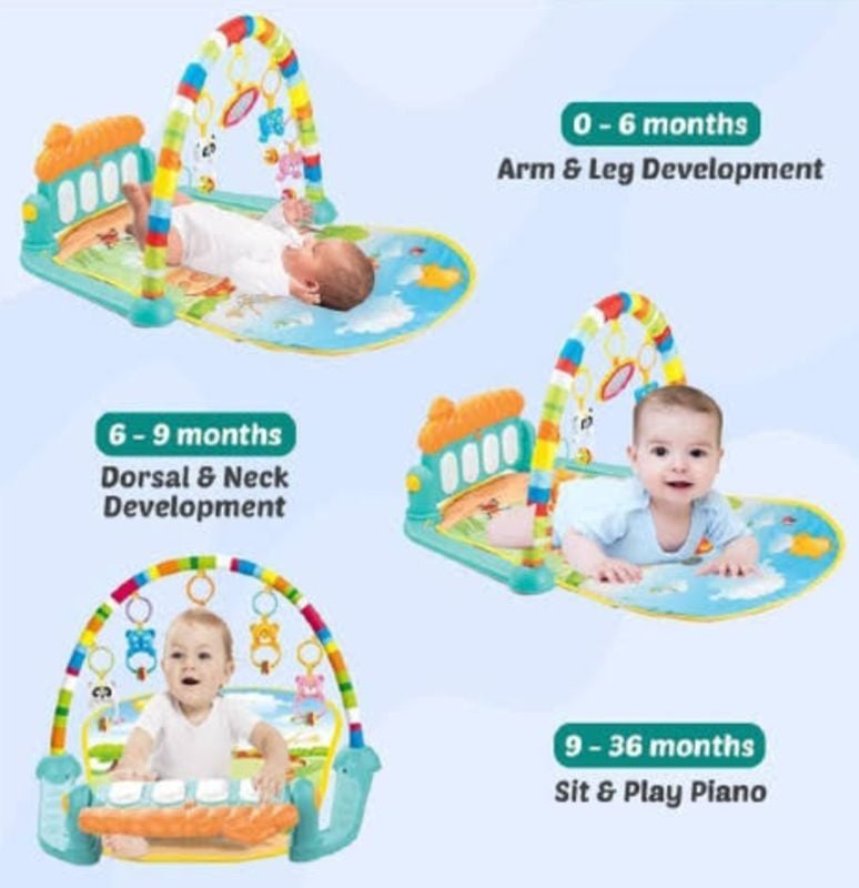 Baby Fitness Piano Baby Gym play mat multi-function KT (HE0639T)