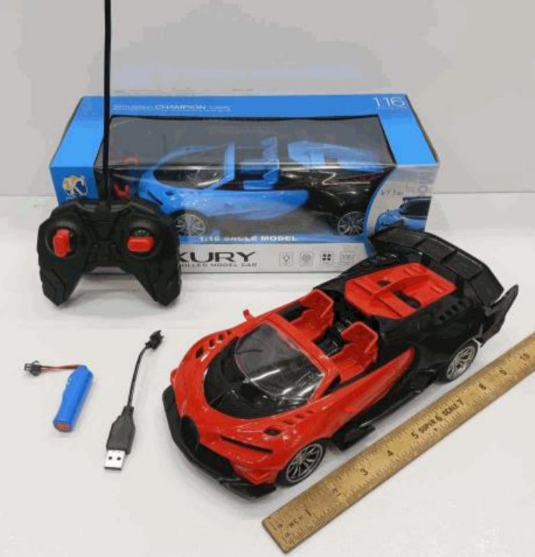 RC 1:16 Scale Big Luxury Champion Bugatti model car rechargeable sound light (KY300)