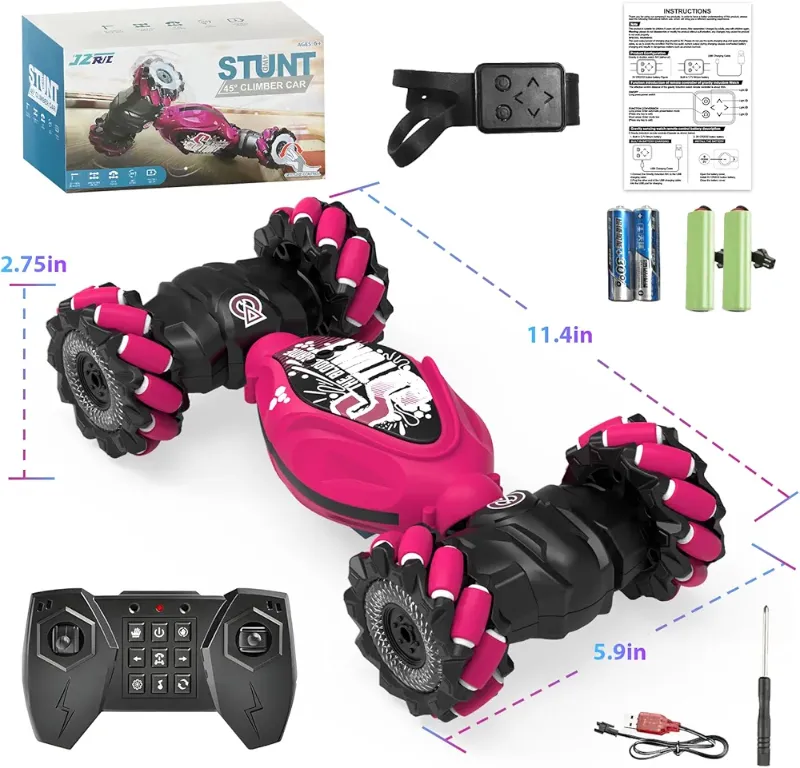 Drift 2in1 Remote & Gesture Sensing RC Stunt Car 2.4GHz 4WD