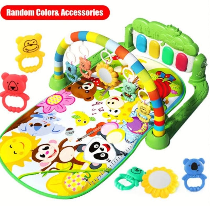 Baby Gym Baby Fitness Piano play mat multi-function KT (518B-06)