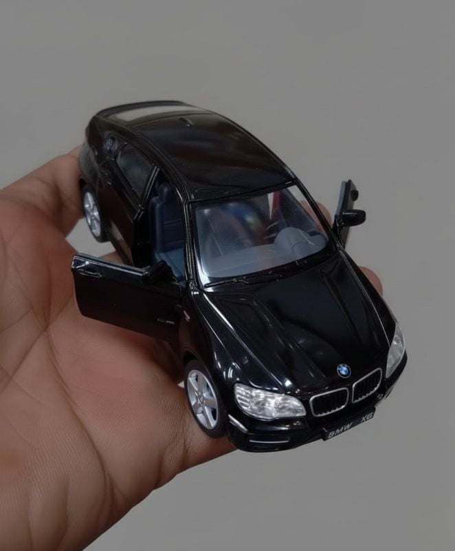 Kinsmart BMW X6 Scaled Model Metal Pull Back Die Cast Black colour