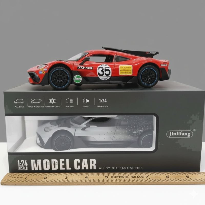 Mercedes-AMG ONE Diecast Model Car open doors sound light (1901-240)