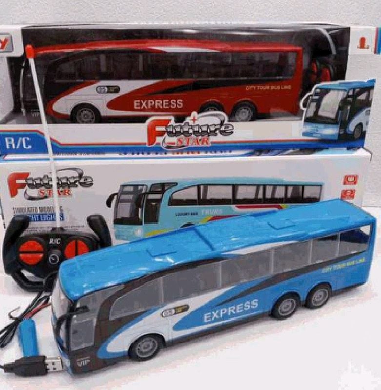 Big Express Coach Bus Remote Control RC High Speed Rechargeable Sound light 15 inches long KT (345-254)