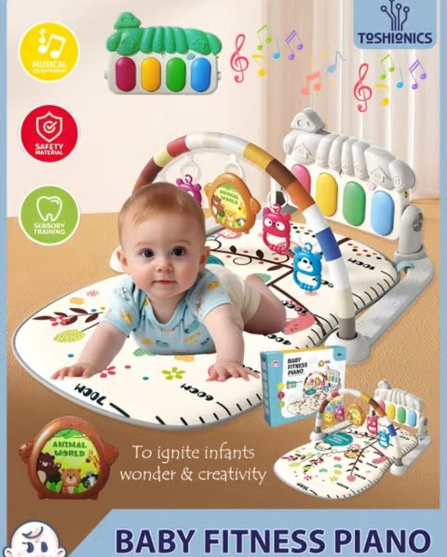 Baby Fitness Piano Play Gym/Mat (688-23)
