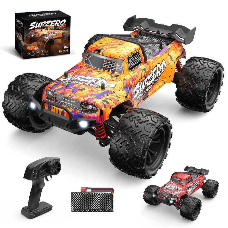 RC Subzero Dual Motor Bigfoot RC Truck, LEDs, Max 40km/h, Proportional Control, RTR (9500E)