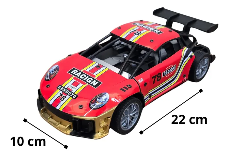 Racagn Alloy Sports RC 1:24 scale alloy metal high speed sports car and high quality(GC169-B52)