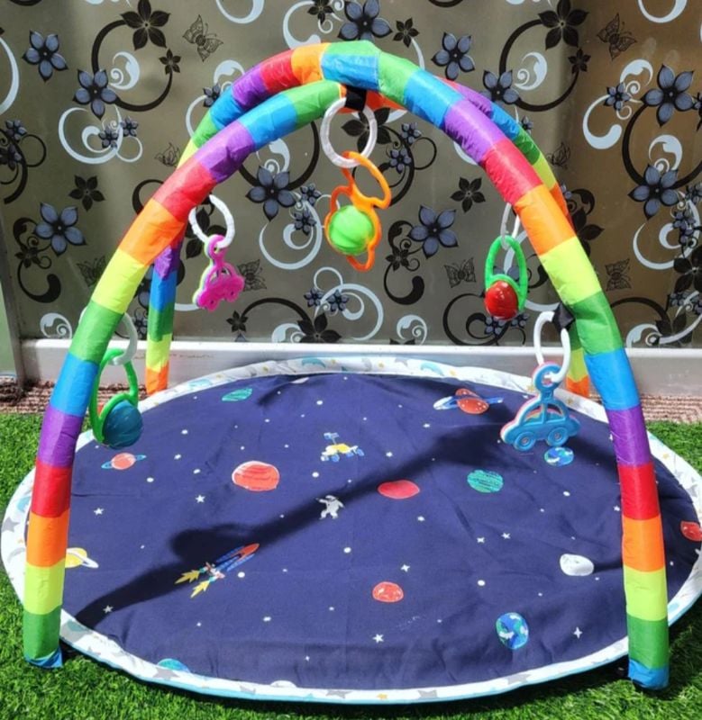 Baby Play Mat activity gym gym  colorful and interactive multi-sensory layout designed for infants from 0 months and older KT (PM LARGE)