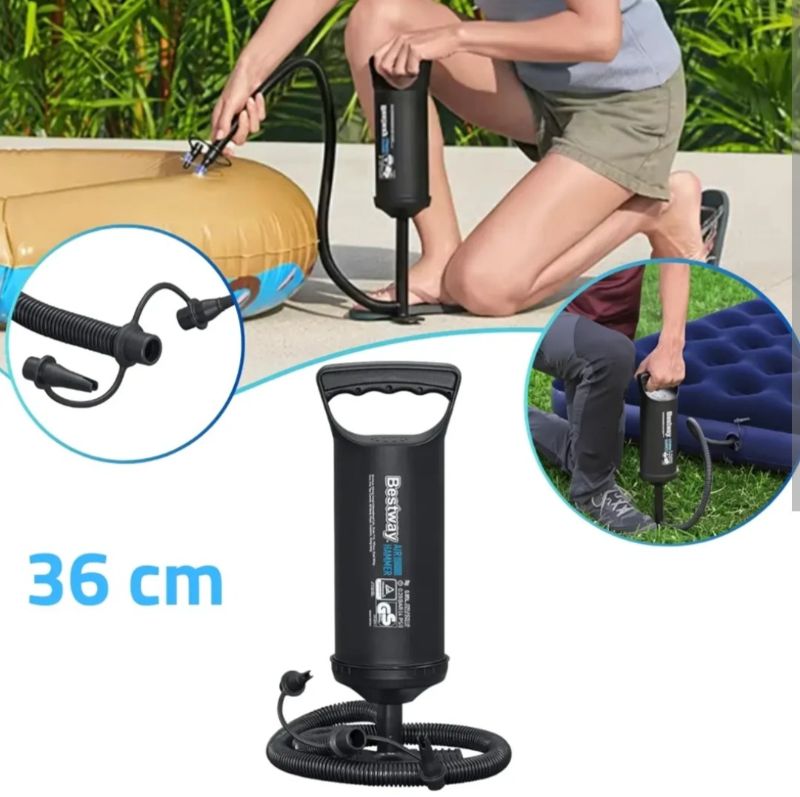 The Best Bestway Air Hammer Inflation Pump 12inch tall TM(62002)