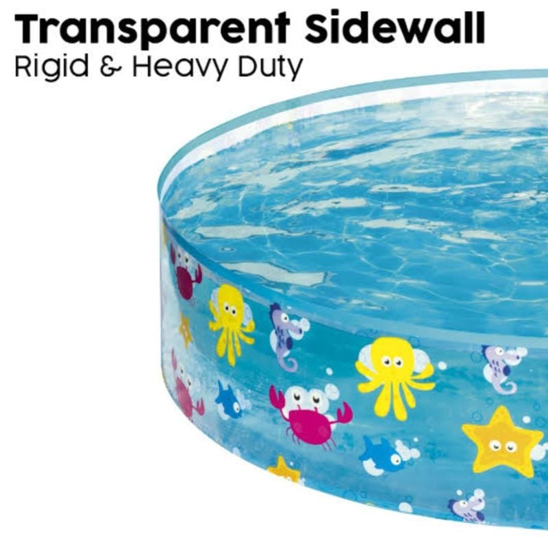 Big Sea Characters Bestway Fill & Fun Swimming Pool For Family TM (55031)