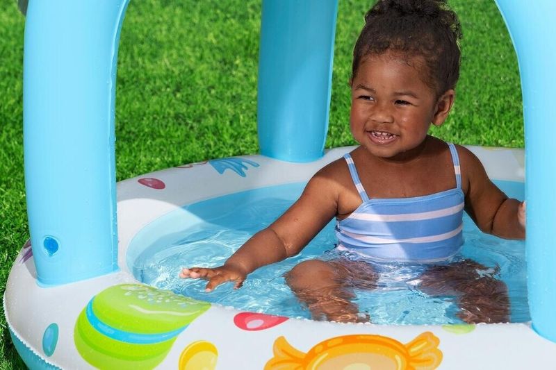 Comfortable Kiddie Shaddy Pool Inflatable Swimming pool Summer best Best Gift for toddler TM (52638)