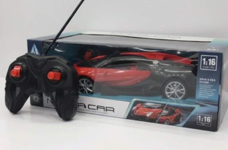 1:16 scale RC Bugatti Vision Gran Turismo model car rechargeable fast speed (27-19AS)