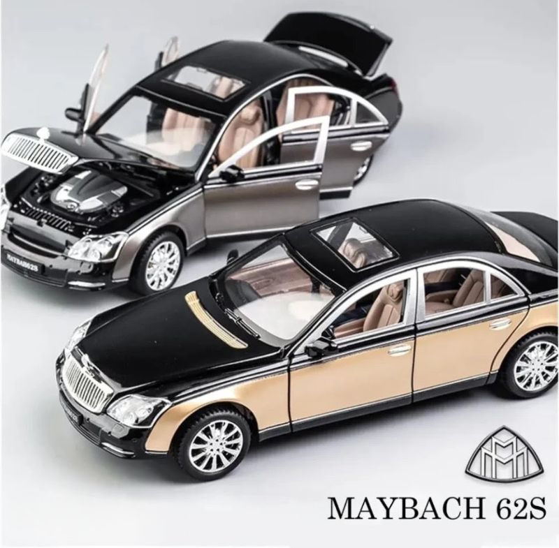 1:24 Mercedes-Maybach 62S Diecast Car Toy with Lights and Music (M929H)
