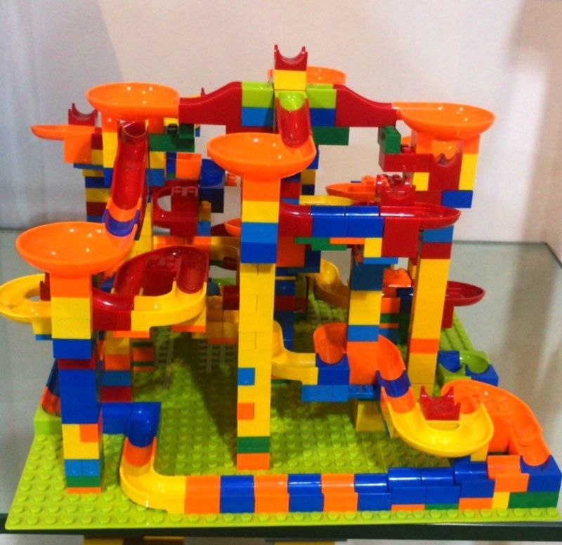 Variable Track Building Blocks Marble Run 514 pcs (066)